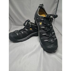 Keen Atlanta Cool II Utility Steel Toe Black Work Hiking Shoes 8.5 Pre-owned